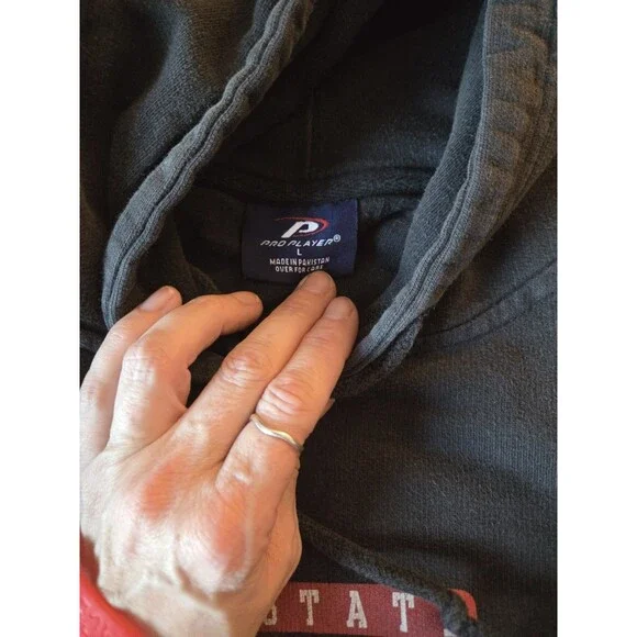 Pro Player Ohio State Buckeyes Black Hoodie Size L NCAA Fan Apparel - Picture 2 of 2